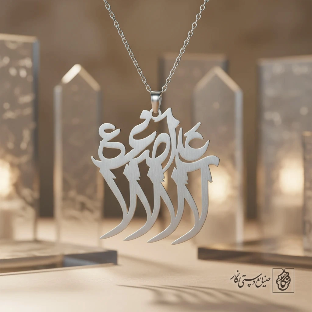 گردنبند اسم علی اصغر کد 9055