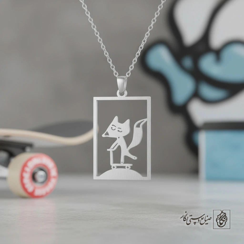 گردنبند فانتزی روباه کد 9710