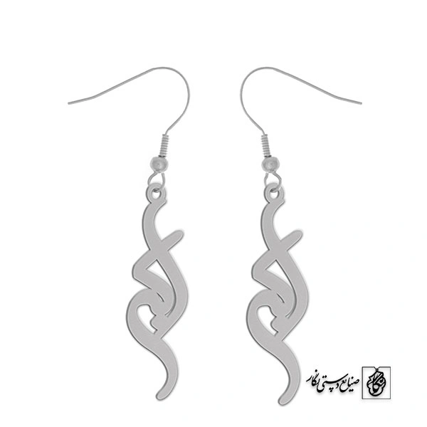 گوشواره اسم اکبر کد 2805