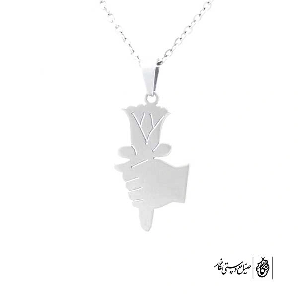پلاک گل در دست کد 552