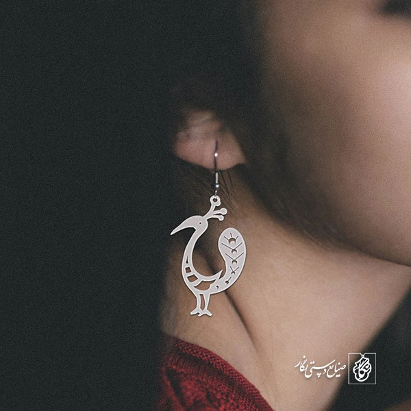 گوشواره پرنده کد 558