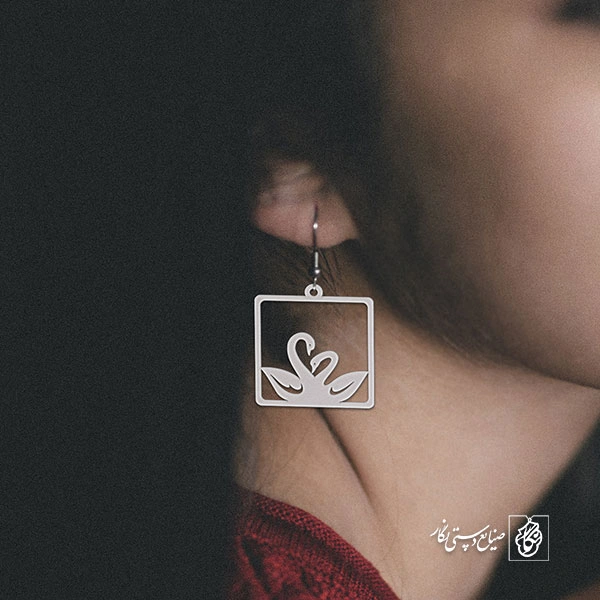 گوشواره قو کد 582