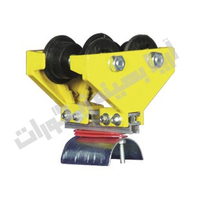 قرقره تیرآهنی 4 چرخ پلاستیک  بدون یاتاق زیر - I-cable carriers 4 wheels plastic type 