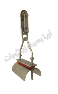 قرقره سیم بکسلی کابل تخت - wir rope cable carriers steel for falt cable type