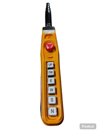 کلید فرمان هانیانگ 6 دکمه امرجنسی دار - pendant push button (6 switch+emergancy)