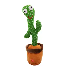 اسباب بازی عروسک کاکتوس موزیکال و سخنگو _ شارژی - Musical model cactus doll toy speaker