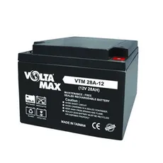 باتری 12 ولت 28 آمپرساعت Voltamax - Voltamax Battery (Taiwan) - 12V 28AH	
