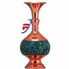 فیروزه کوبی گلدان گیلاسی (اثر استاد کریمی)