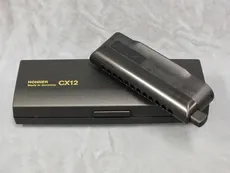 سازدهنی کروماتیک مدل :سی ایکس 12 بلک شرکت هوهنر - harmonica cx-12 black