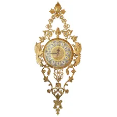 ساعت دیواری برنزی