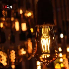 لامپ ادیسونی 4 وات گلابی مدل st64  پایه E27
