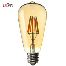 لامپ ادیسونی 6 وات خمره ای طلایی  - LED LAMP