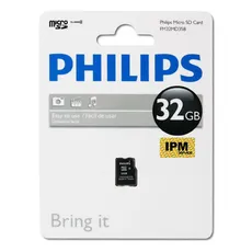 کارت حافظه میکرو اس دی اچ سی فیلیپس 32 گیگابایت کلاس 10 - PHILIPS MicroSDHC Card 32GB Class 10