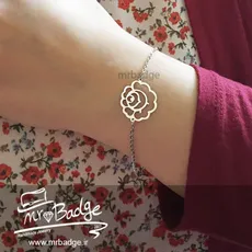 دستبند زنجیری گل - Flower Bracelet