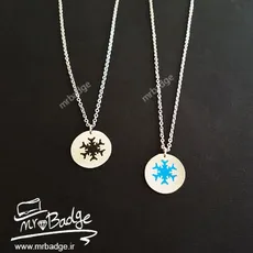 گردنبند زنانه  برف