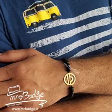 دستبند مهره ای نماد یونانی ماه مهر - 