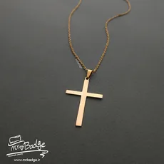 گردنبند صلیب زنانه با زنجیر بلند