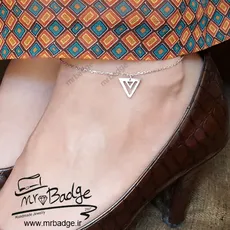 پابند زنانه مثلث - Triangle Anklet