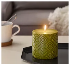 شمع طرح دار (سبز) IKEA - 