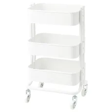 ترولی IKEA مدل RASHULT رنگ سفید - 