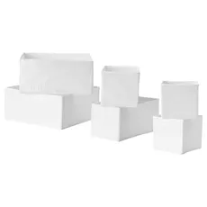 جعبه جداکننده IKEA مدل SKUBB رنگ سفید - 