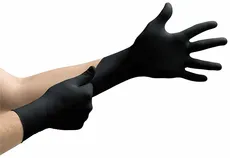 دستکش پزشکی نیتریل مشکی مای کلاو مالزی سایز مدیوم  - nitrile rxamination gloves