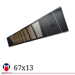 شیشه بخاری آزمایش size 67x10 . .
