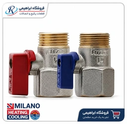 (10 عدد ) شیر ربع گرد 1/2  ریابی کد 1220