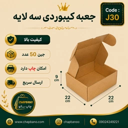 جعبه کیبوردی کرافت سایز 22 در 22 مجموعه 50 عددی