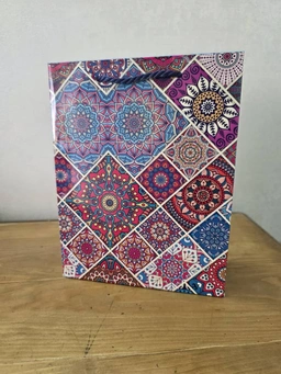 ساک دستی گلاسه 20 در 25 در 8 مجموعه 12 عددی