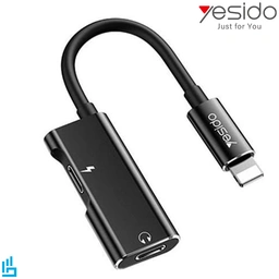 مبدل لایتنینگ یسیدو YESIDO YAU12 با قابلیت شارژ
