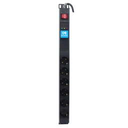 چندراهی و محافظ ولتاژ رک 6 خانه ارت دار پارت الکتریک کابل 1.8 متر Rack Mount مدل 5143
