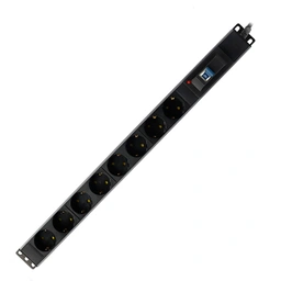 رک مونت (چندراهی) 6 خانه با فیوز مینیاتوری کابل 1/8 پارت الکتریک مدل EP2266 RACK MOUNT