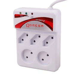 محافظ برق تلویزیون و یخچال و فریزر 5 خانه امگا با کابل 3 متری