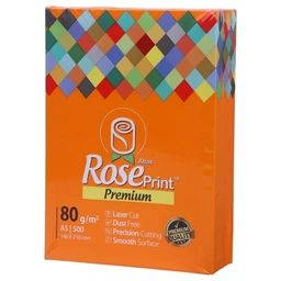 کاغذ A5 رز پرینت 80 گرم بسته 500 عددی ROSE PRINT