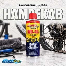 اسپری روان‌کننده و زنگ‌بر WD-40 | آئروسل پلاس 400 میلی‌لیتر