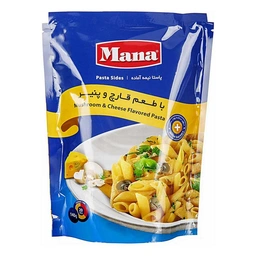 پاستا نیمه آماده با طعم قارچ و پنیر مانا