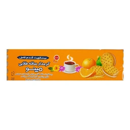 بیسکویت ساقه طلایی کرمدار پرتقالی مینو