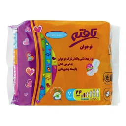 نوار بهداشتی بالدار نوجوان7عددی تافته
