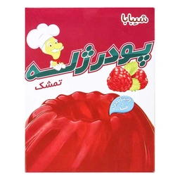پودر ژله تمشک شیبابا