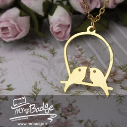 گردنبند زنانه پرنده در قفس
