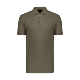 تیشرت آستین کوتاه مردانه جودون - یقه برگردان - 3 دکمه - جنس 97% پنبه و 3% لاکرا ( کش) - تولید کارخان