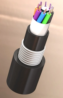 کابل فیبرنوری شهید قندی خشک خاکی  Optical Buried Unfilled Cable (OBUC)