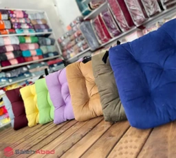 نشیمن صندلی مربع مخمل