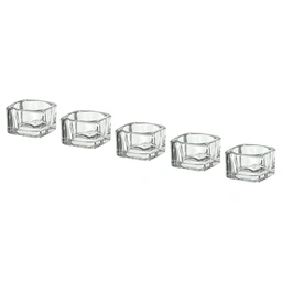 شمعدان شیشه ای IKEA مدل GLASIG