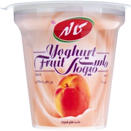 ماست میوه ای هلو 125 گرمی کاله