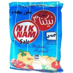 نمک 400گرمی نیکام