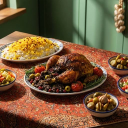 موادشکم پر(سبزی،رب انار،گردو)(250گرم) جیران