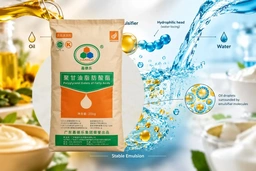 پلی گلیسرول استر اسیدهای چرب PGE E475 امولسیفایر صنایع غذایی