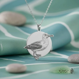 گردنبند مرغ دریایی آلباتروس کد 60151